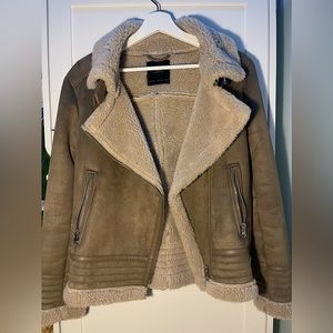 Zara motto Jacket Women’s XS in Tan